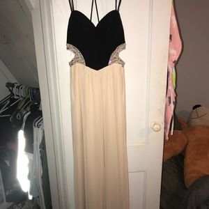 Beige Prom Dress